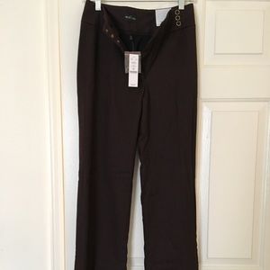 White House Black Market Wide Leg Pant Burgundy.